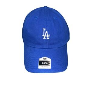 Los Angeles Dodgers MLB Fan Favorite Blue Adjustable Baseball Cap OSFA Mini Logo
